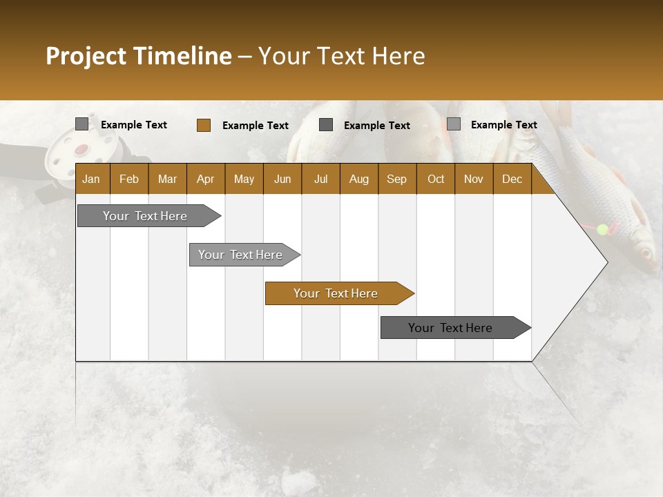Snow Ice River PowerPoint Template