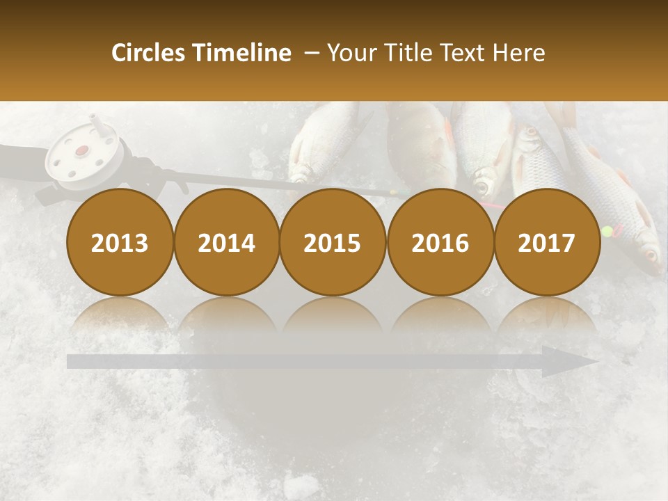 Snow Ice River PowerPoint Template