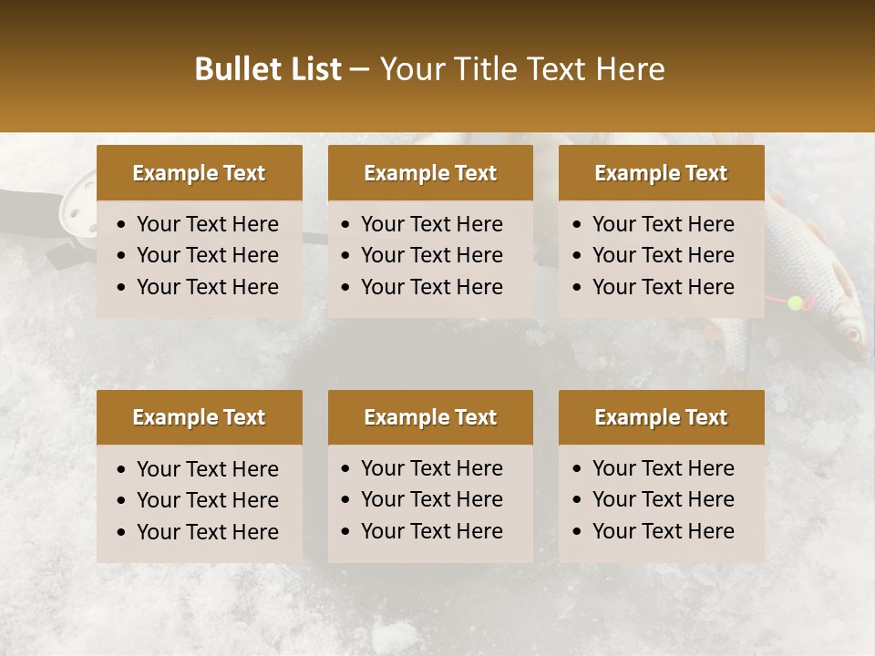 Snow Ice River PowerPoint Template