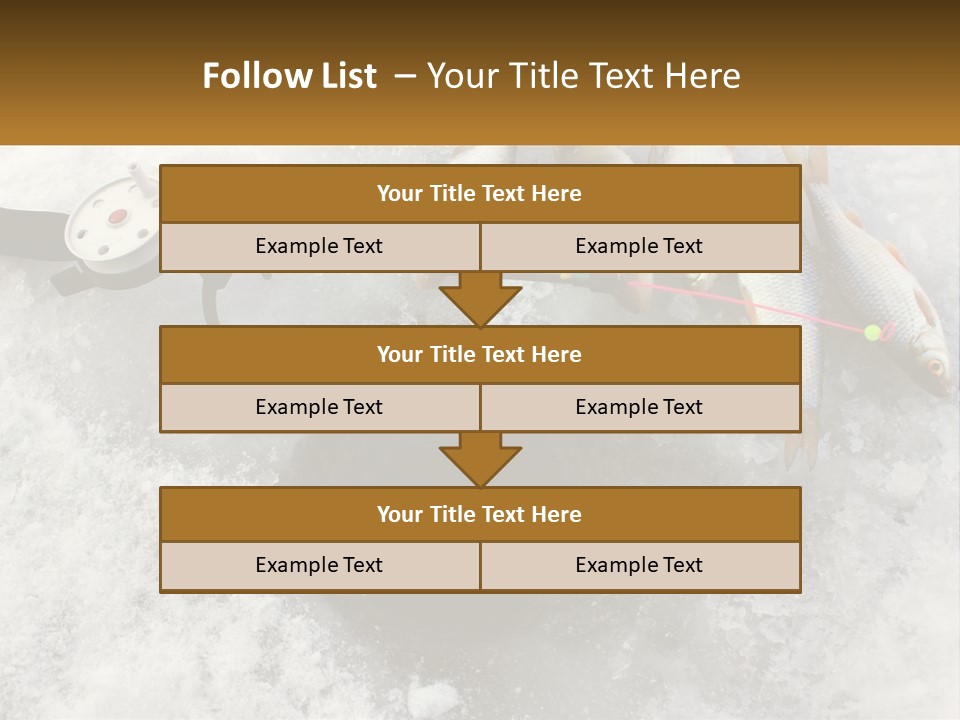 Snow Ice River PowerPoint Template