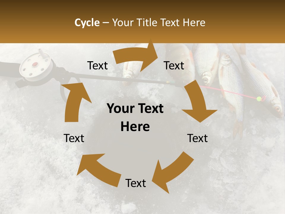 Snow Ice River PowerPoint Template