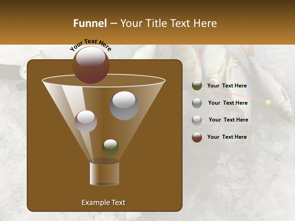 Snow Ice River PowerPoint Template