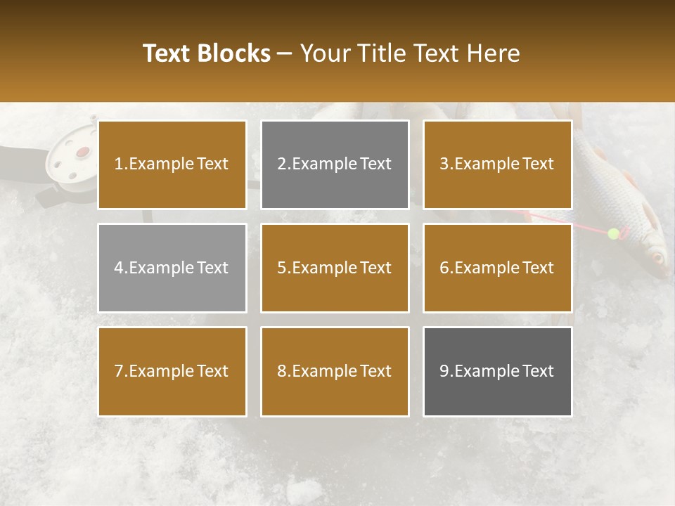 Snow Ice River PowerPoint Template