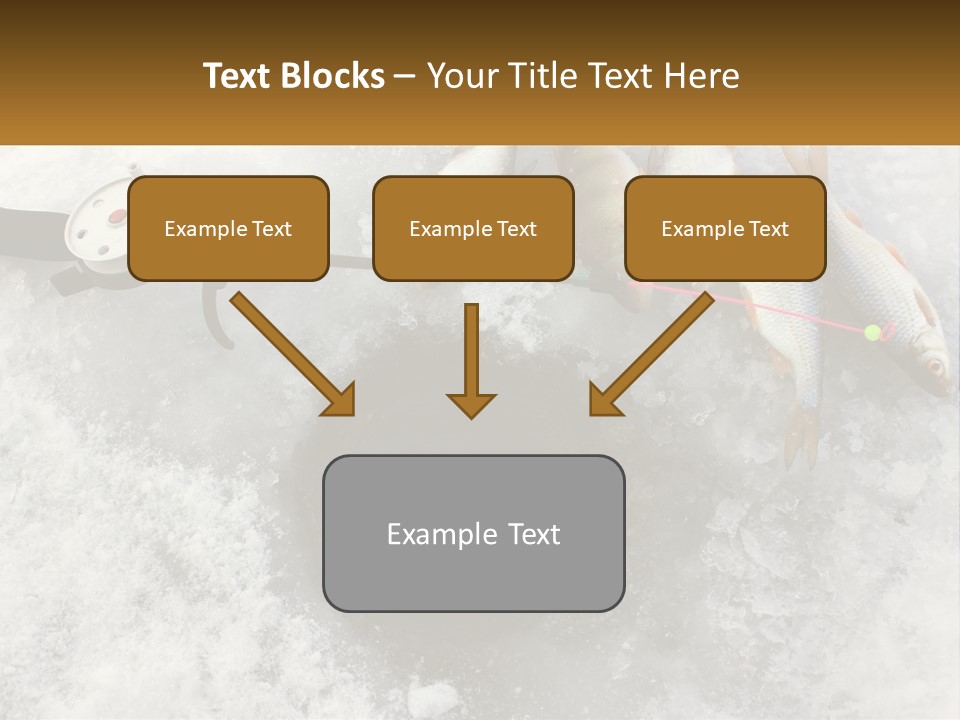 Snow Ice River PowerPoint Template