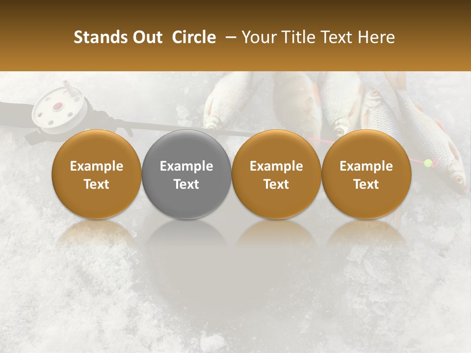 Snow Ice River PowerPoint Template