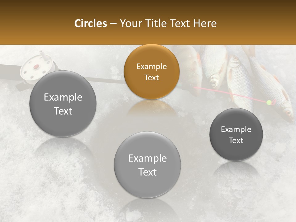 Snow Ice River PowerPoint Template