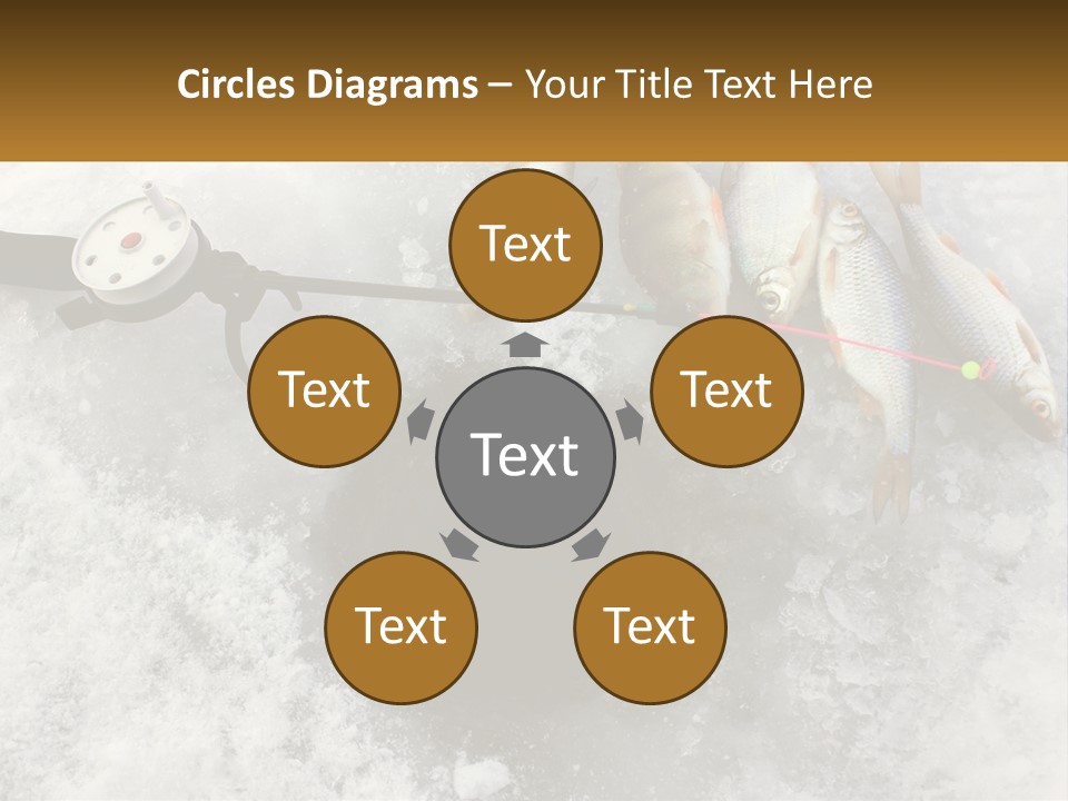 Snow Ice River PowerPoint Template