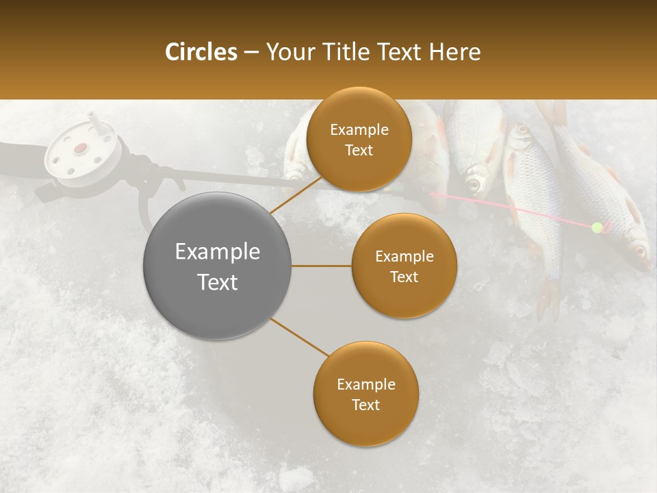 Snow Ice River PowerPoint Template