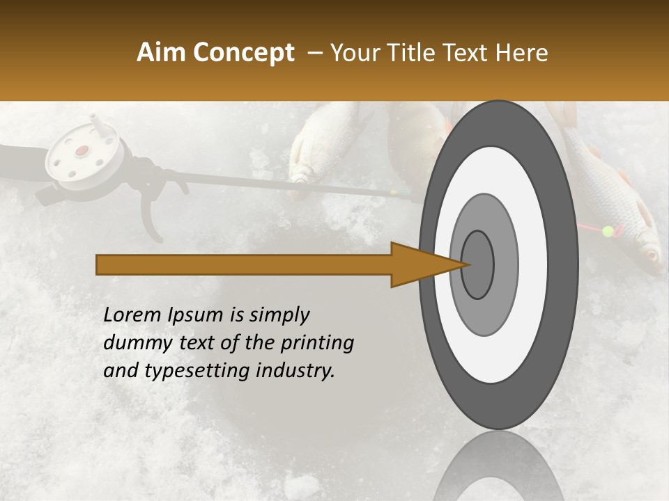 Snow Ice River PowerPoint Template