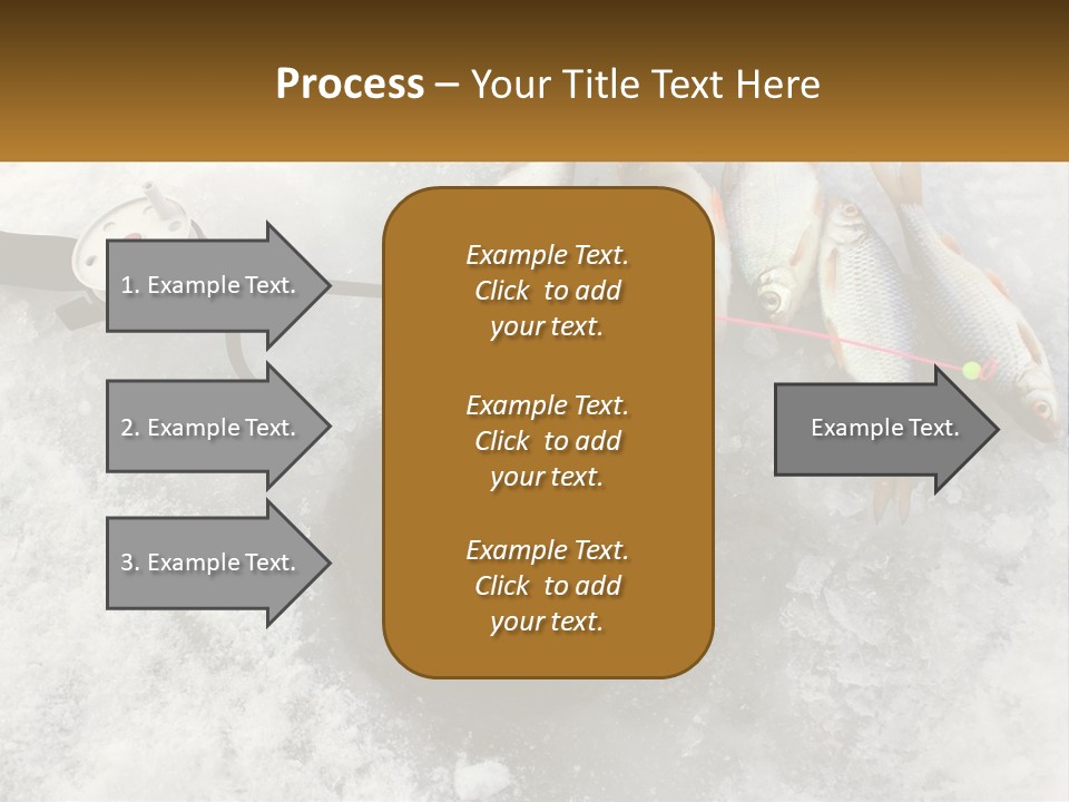 Snow Ice River PowerPoint Template