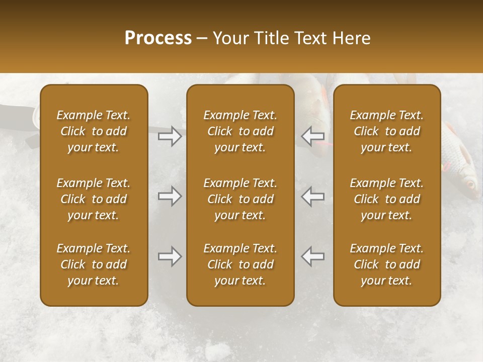 Snow Ice River PowerPoint Template