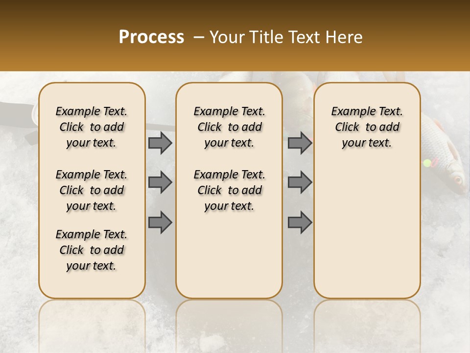 Snow Ice River PowerPoint Template