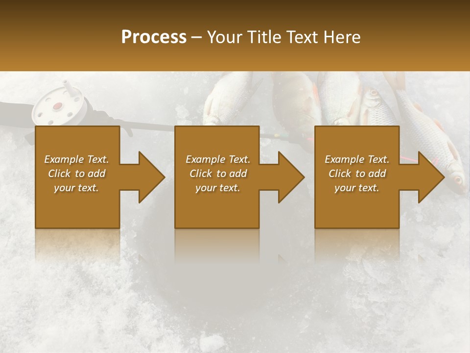 Snow Ice River PowerPoint Template