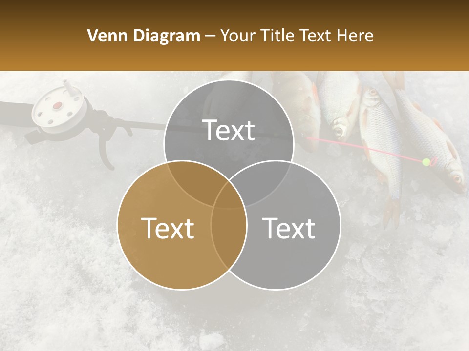 Snow Ice River PowerPoint Template