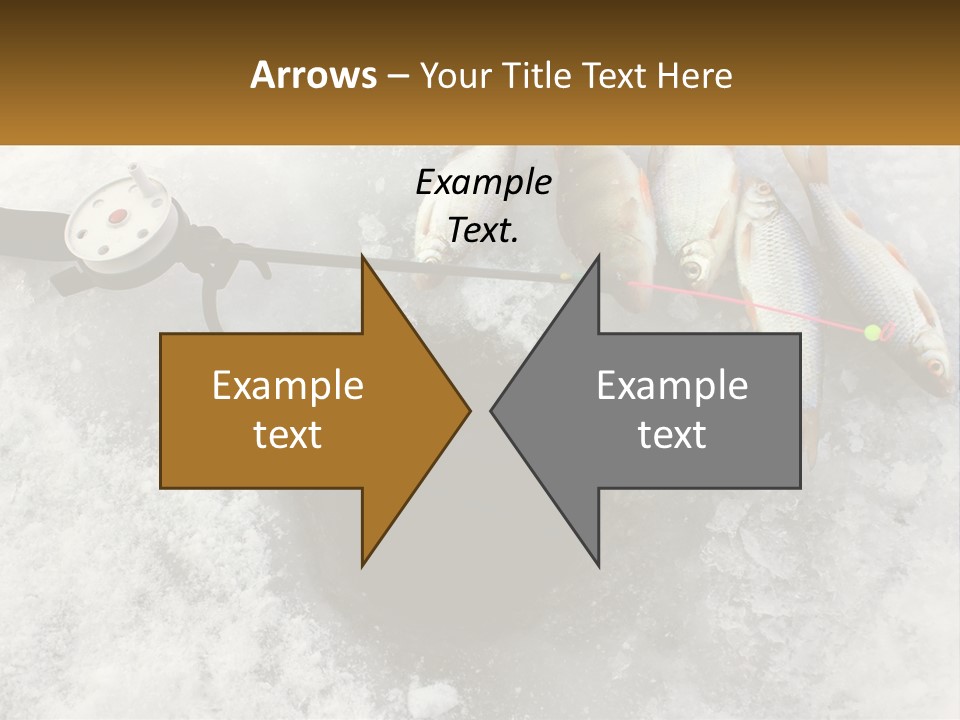 Snow Ice River PowerPoint Template