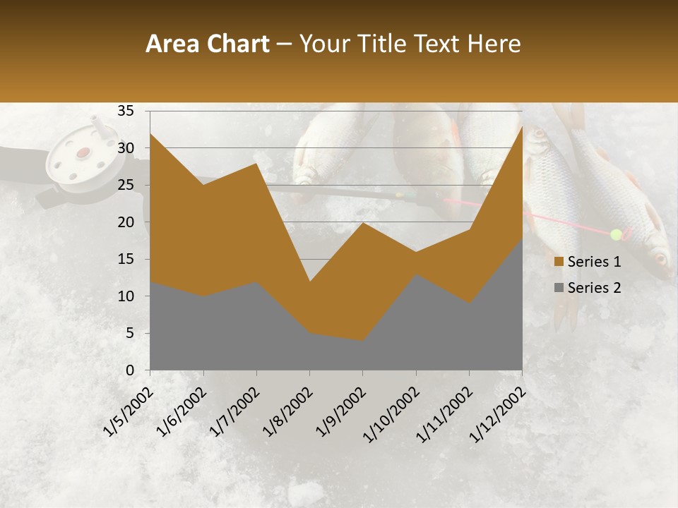 Snow Ice River PowerPoint Template
