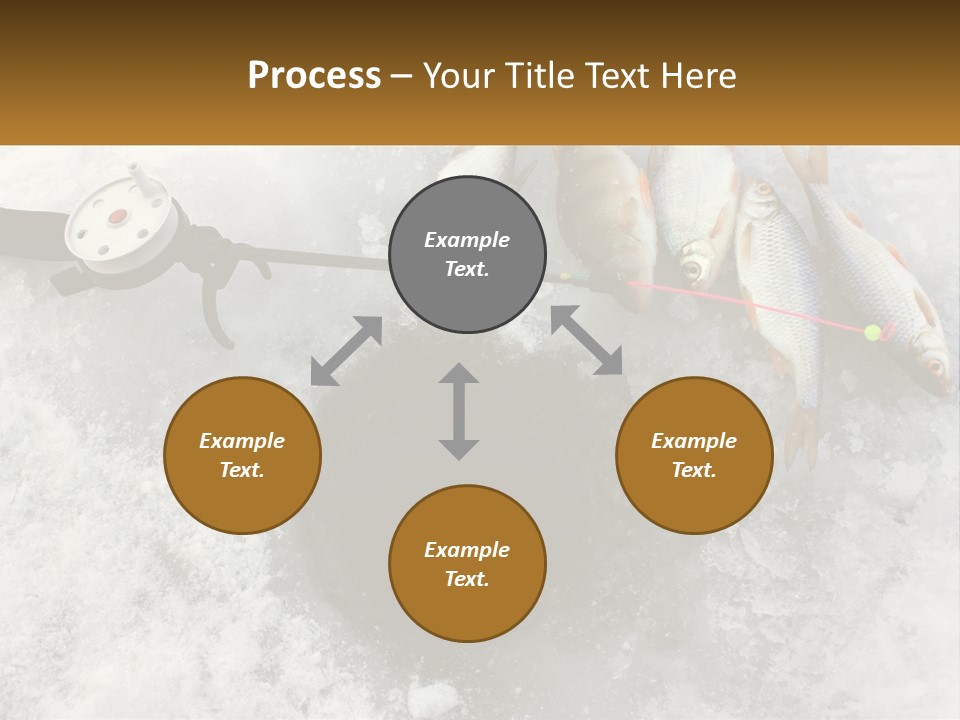 Snow Ice River PowerPoint Template