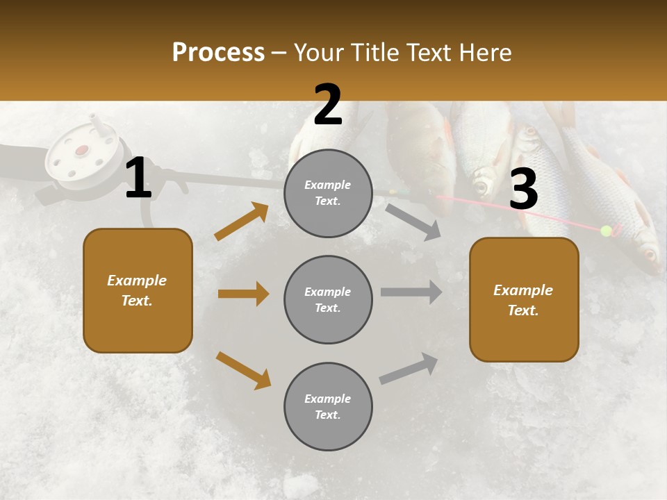 Snow Ice River PowerPoint Template