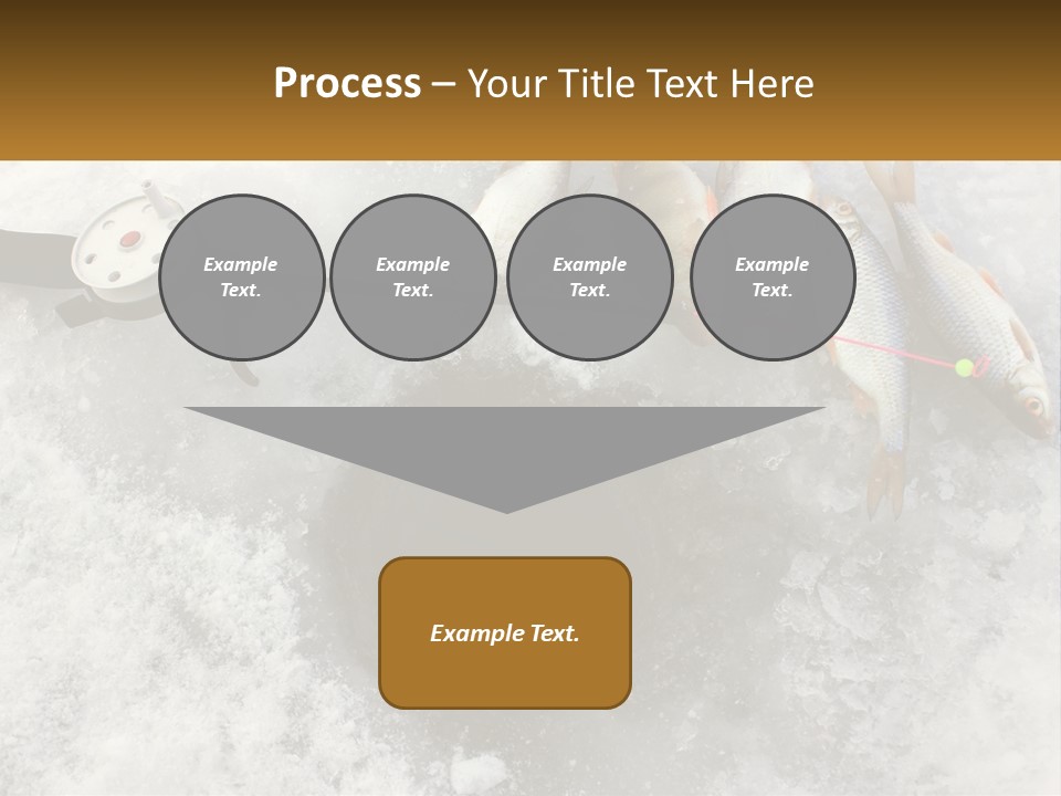 Snow Ice River PowerPoint Template