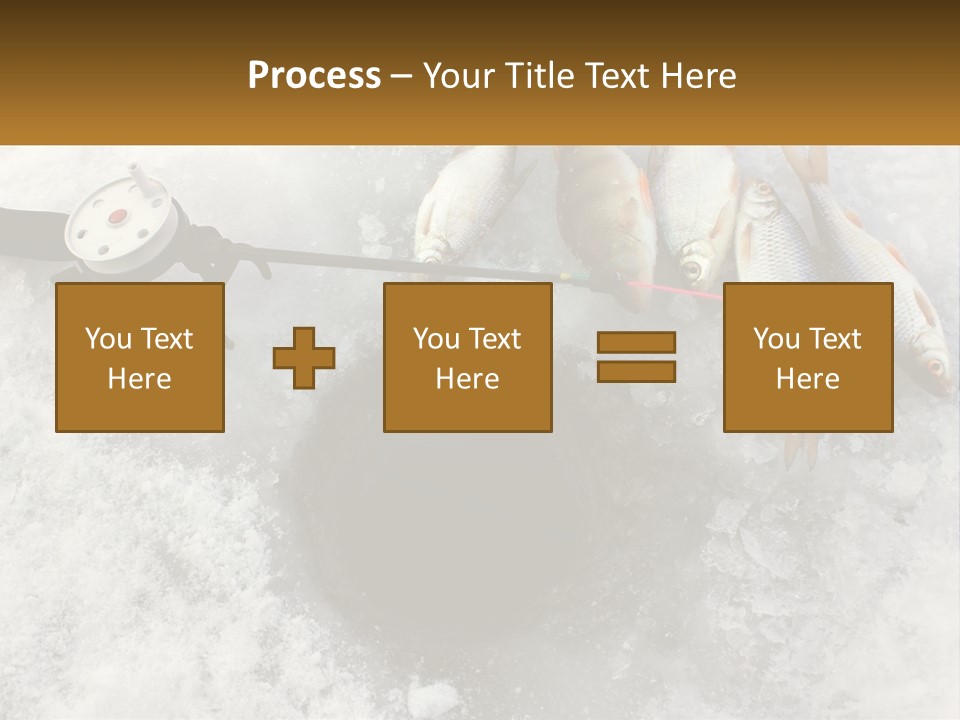 Snow Ice River PowerPoint Template