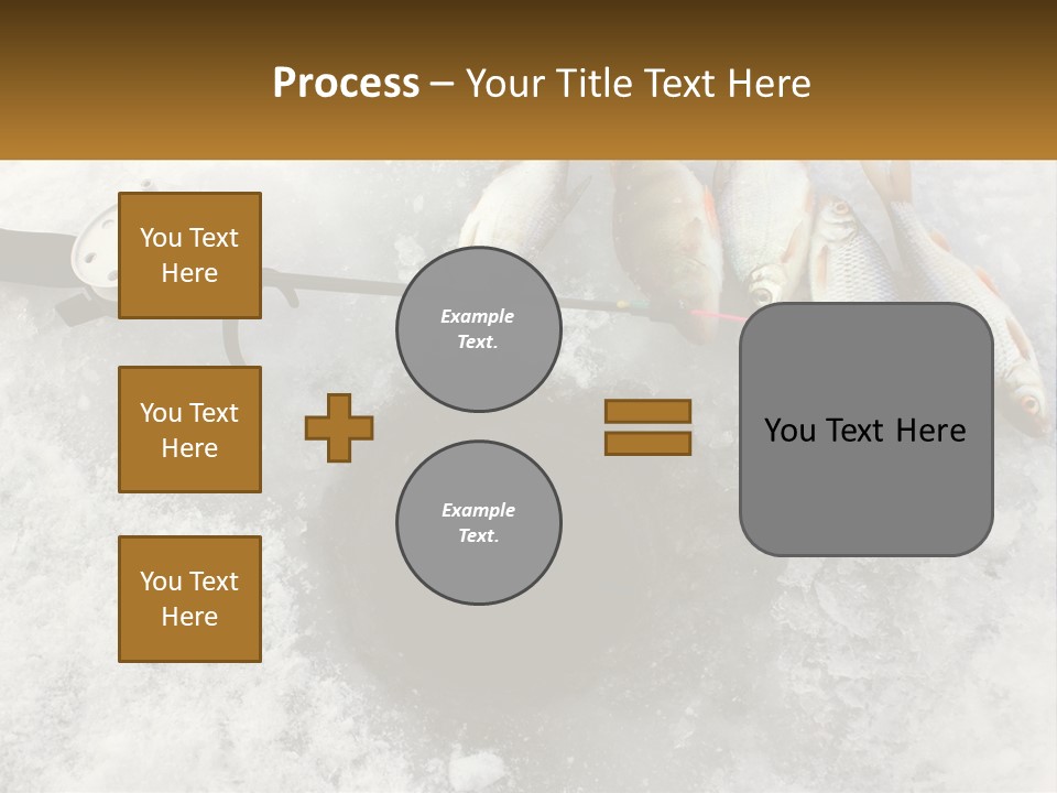 Snow Ice River PowerPoint Template