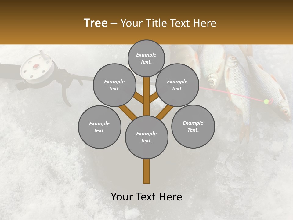 Snow Ice River PowerPoint Template