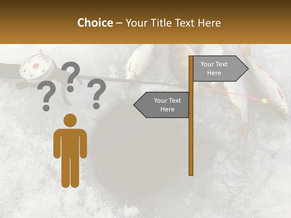 Snow Ice River PowerPoint Template