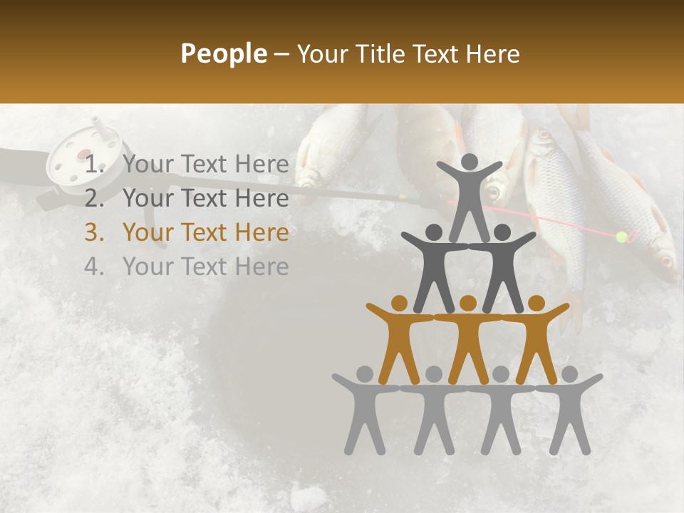 Snow Ice River PowerPoint Template