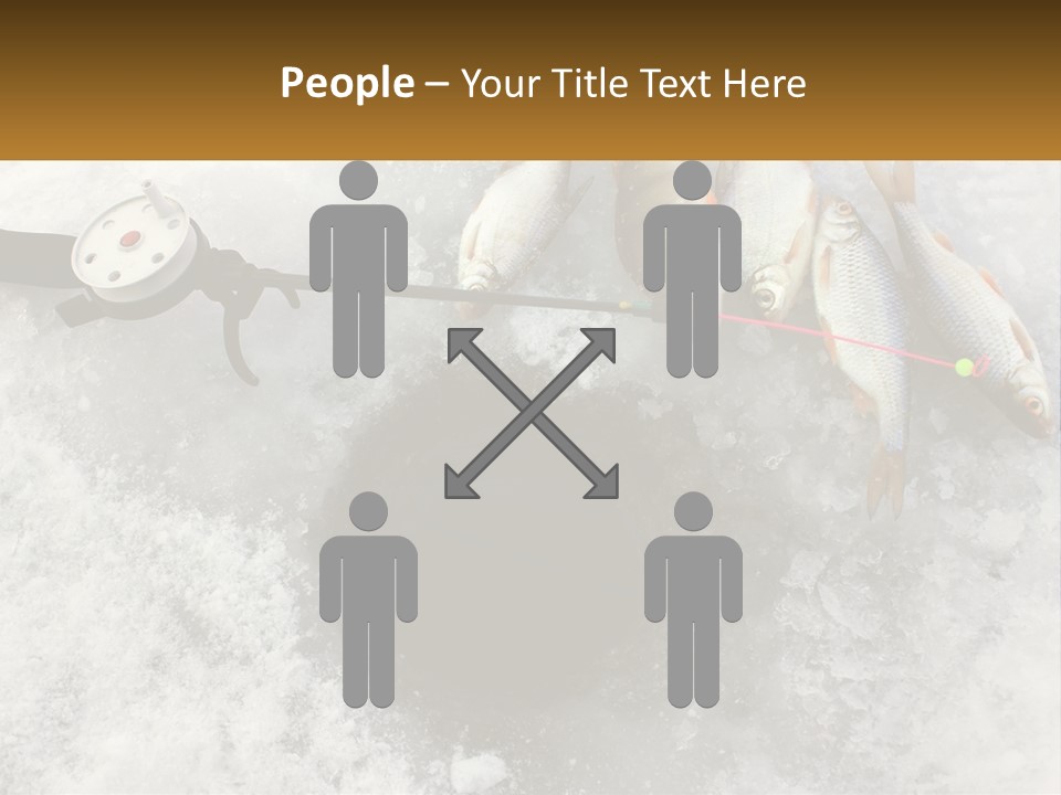 Snow Ice River PowerPoint Template