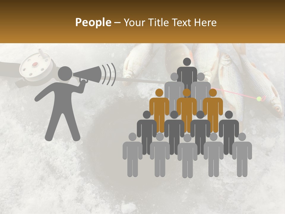 Snow Ice River PowerPoint Template