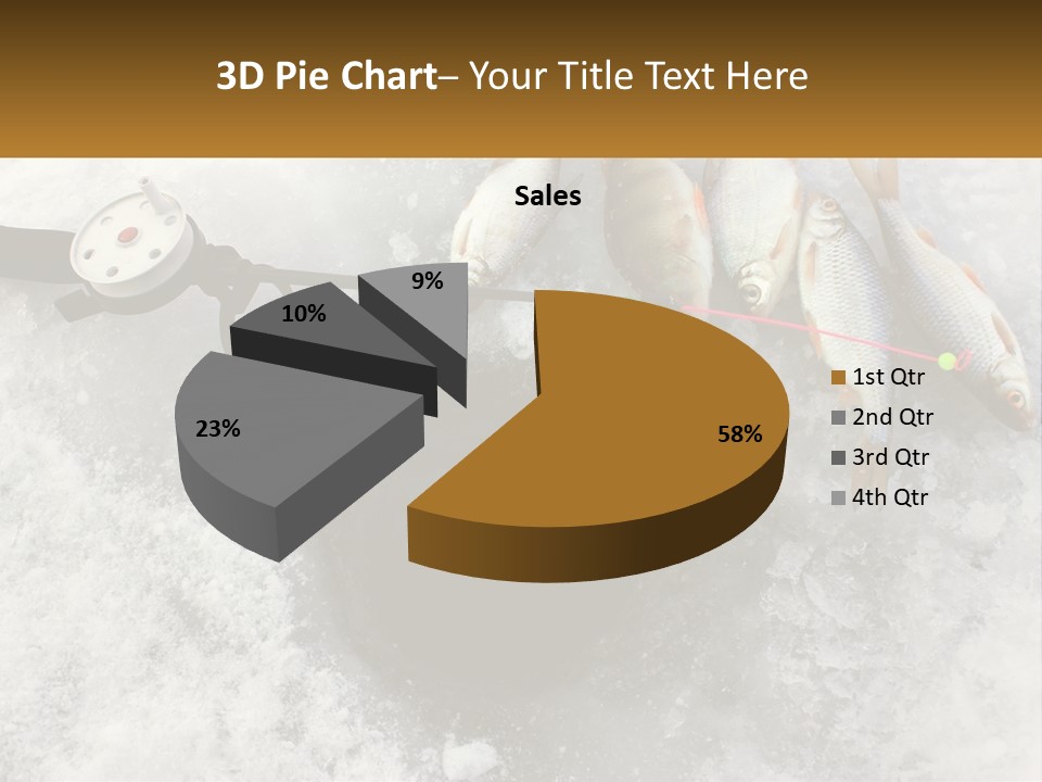 Snow Ice River PowerPoint Template