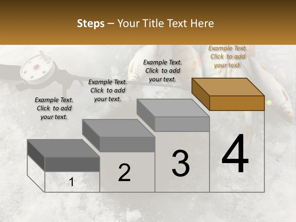 Snow Ice River PowerPoint Template