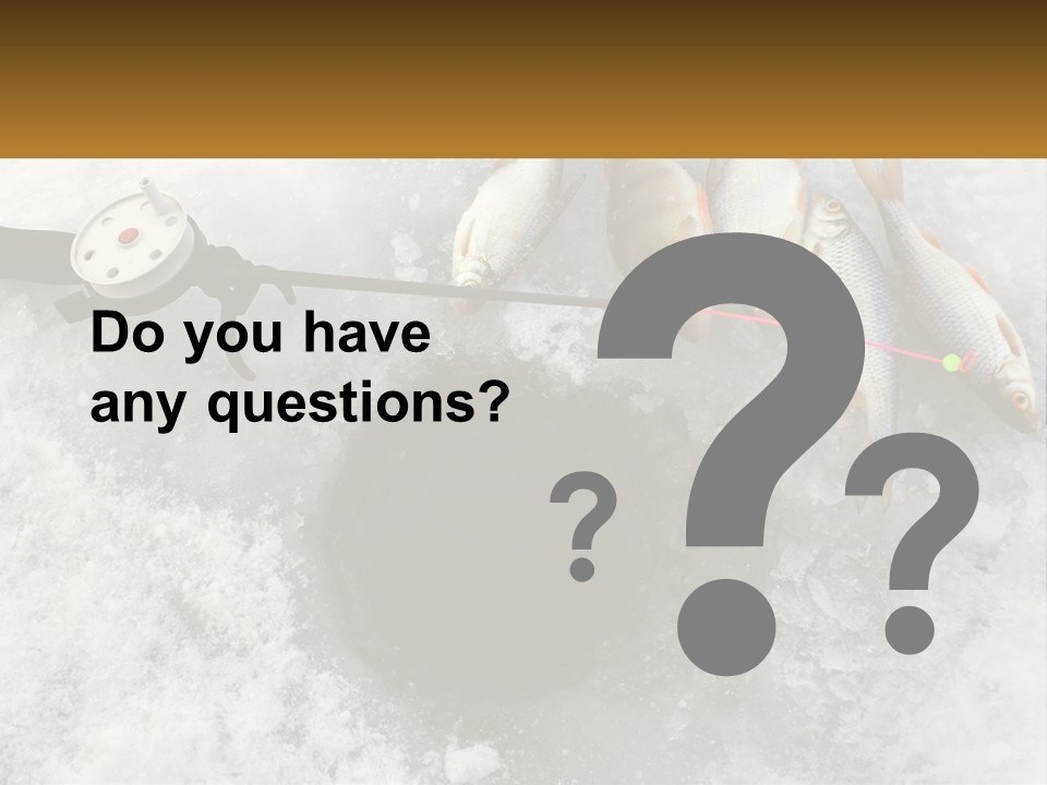 Snow Ice River PowerPoint Template