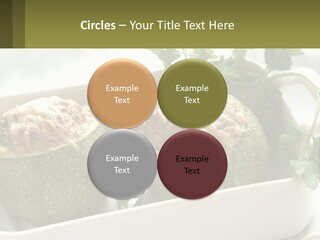 Provence Cooking Round PowerPoint Template
