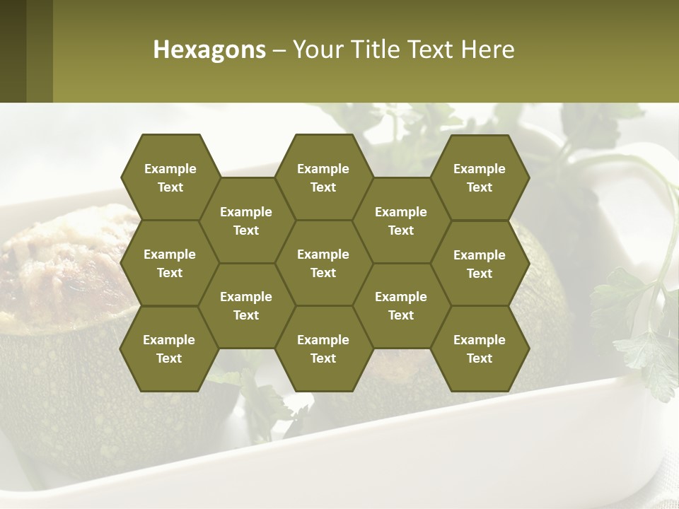 Provence Cooking Round PowerPoint Template