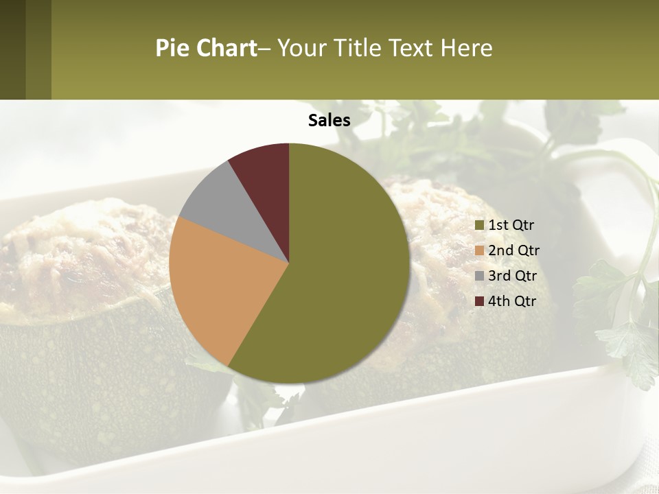 Provence Cooking Round PowerPoint Template