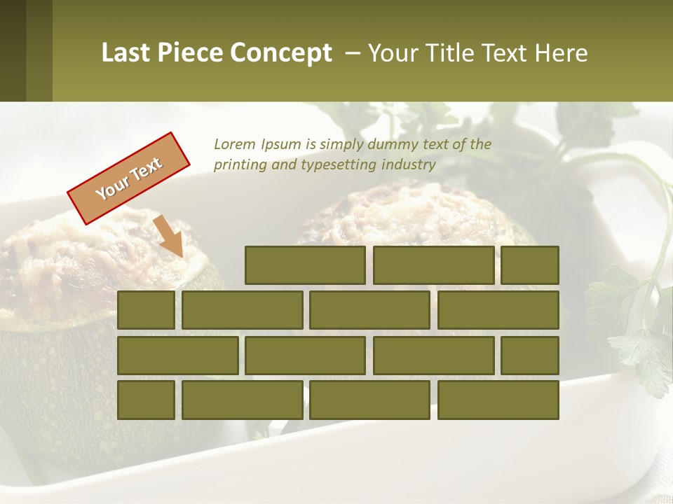 Provence Cooking Round PowerPoint Template