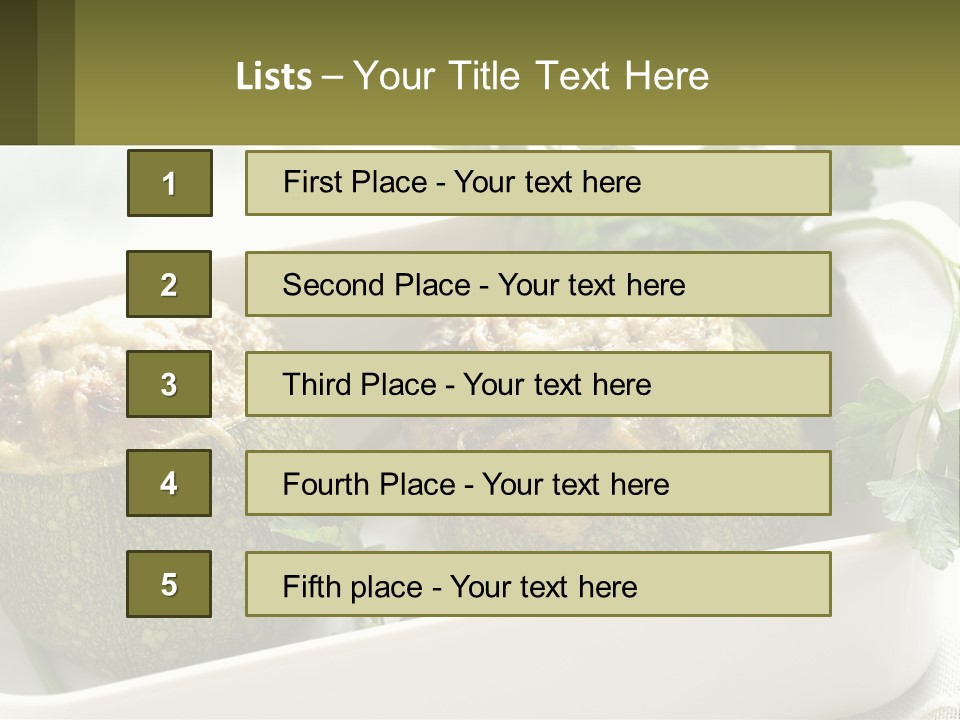 Provence Cooking Round PowerPoint Template