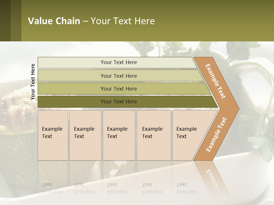 Provence Cooking Round PowerPoint Template