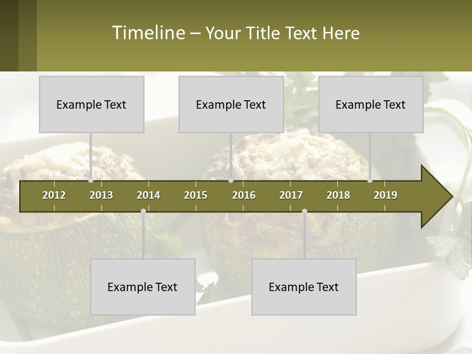 Provence Cooking Round PowerPoint Template