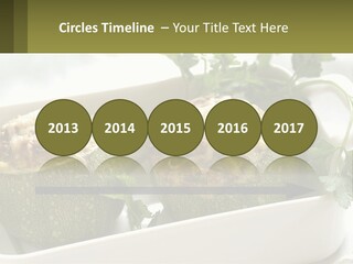 Provence Cooking Round PowerPoint Template