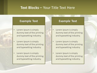 Provence Cooking Round PowerPoint Template