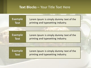 Provence Cooking Round PowerPoint Template