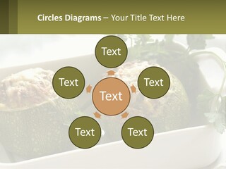 Provence Cooking Round PowerPoint Template
