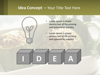 Provence Cooking Round PowerPoint Template