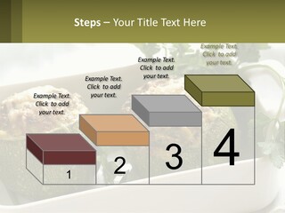 Provence Cooking Round PowerPoint Template