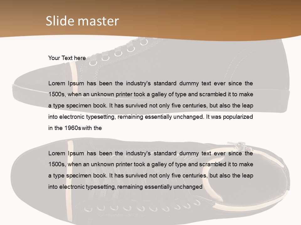 Closeup Trendy Colour PowerPoint Template