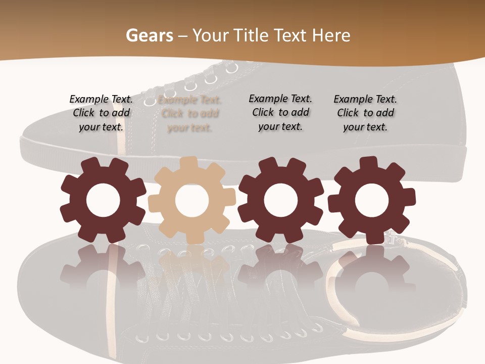 Closeup Trendy Colour PowerPoint Template