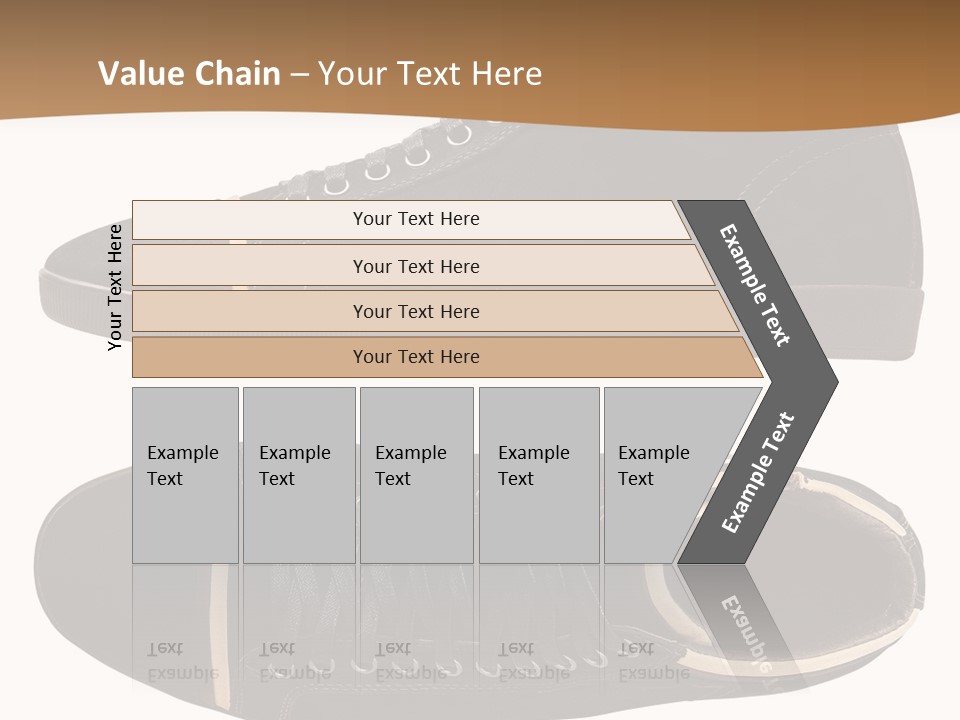 Closeup Trendy Colour PowerPoint Template