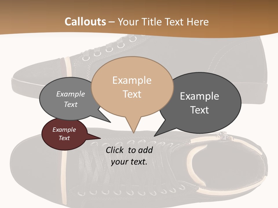 Closeup Trendy Colour PowerPoint Template